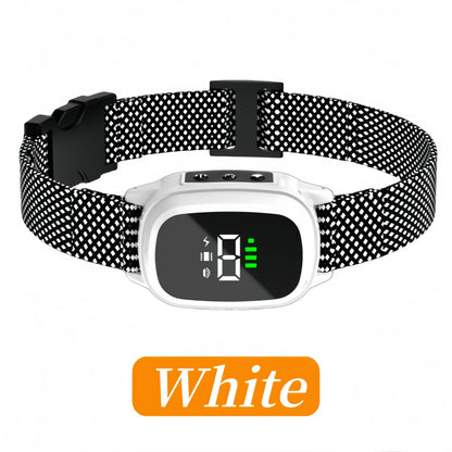 Pet Dog Anti Barking Device Waterproof Ultrasonic Stop Barking Vibration Anti Bark Collar Dogs Training Collar For all dogs